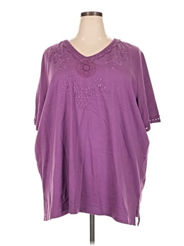 Ulla Popken Short Sleeve Top (view 1)