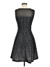 En Focus Studio 100% Polyester Argyle Black Casual Dress Size 6 - photo 2