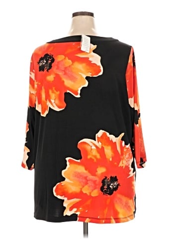 Susan Graver 3/4 Sleeve Blouse (view 2)