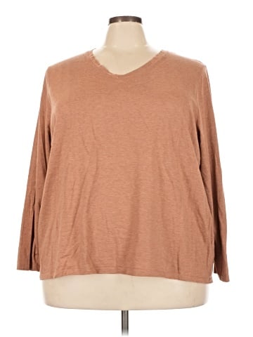 Lands' End 3/4 Sleeve T-Shirt (view 1)
