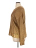 Ann Taylor LOFT 100% Cotton Metallic Gold Pullover Sweater Size XL - photo 5