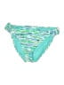Mossimo Print Green Swimsuit Bottoms Size M - photo 1