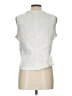 MONORENO Silver Sleeveless T-Shirt Size L - photo 2