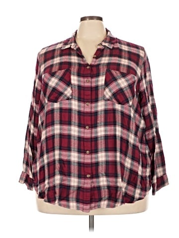 Lucky Brand 3/4 Sleeve Button-Down Shirt (view 1)
