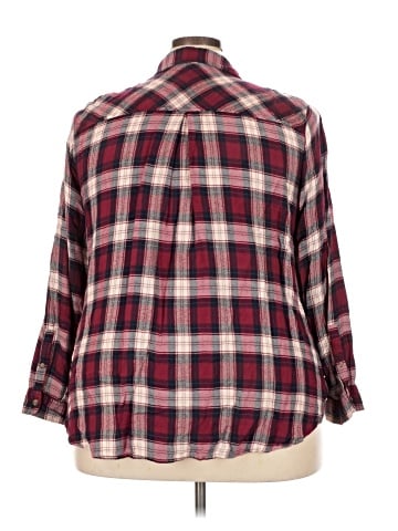 Lucky Brand 3/4 Sleeve Button-Down Shirt (view 2)