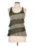 Trixxi 100% Polyester Green Sleeveless Top Size L - photo 1