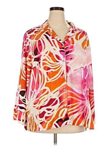 Natori 3/4 Sleeve Blouse (view 1)