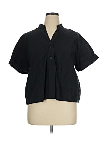 Banana Republic Factory Store Short Sleeve Blouse (view 1)