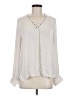 Vince Camuto 100% Polyester Ivory Long Sleeve Blouse Size M - photo 1