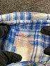 Cat & Jack 100% Cotton Plaid Blue Long Sleeve Button-Down Shirt Size 2T - photo 3