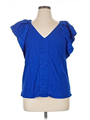Ann Taylor LOFT Short Sleeve Blouse (view 1)
