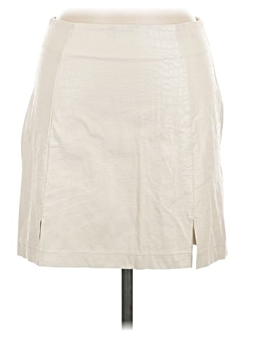 Alya Faux Leather Skirt (view 1)