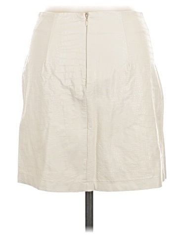 Alya Faux Leather Skirt (view 2)