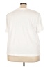 Easy Essentials 100% Cotton Ivory Short Sleeve Top Size 3X - photo 2