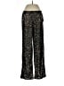 Spense Animal Print Gold Casual Pants Size L - photo 1