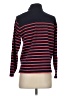 J.Crew Stripes Red Turtleneck Sweater Size S - photo 2