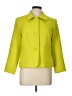 Louben Polka Dots Yellow Green Coat Size 10 - photo 1