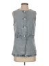 Vigoss Blue Denim Vest Size S - photo 1