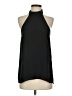 Topshop 100% Polyester Black Sleeveless Blouse Size 4 - photo 1