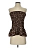 Lulus 100% Polyester Brown Sleeveless Blouse Size XS - photo 1