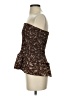 Lulus 100% Polyester Brown Sleeveless Blouse Size XS - photo 5