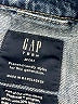 Gap 100% Cotton Blue Denim Jacket Size 8 - photo 3