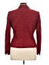 Le Suit 100% Polyester Burgundy Blazer Size 14 - photo 2
