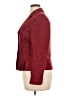 Le Suit 100% Polyester Burgundy Blazer Size 14 - photo 5