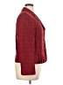 Le Suit 100% Polyester Burgundy Blazer Size 14 - photo 4