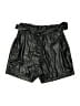 Sanctuary 100% Polyester Metallic Black Shorts Size S - photo 1