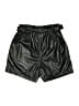 Sanctuary 100% Polyester Metallic Black Shorts Size S - photo 2