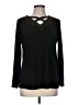 Susan Graver Black Long Sleeve Top Size M - photo 1