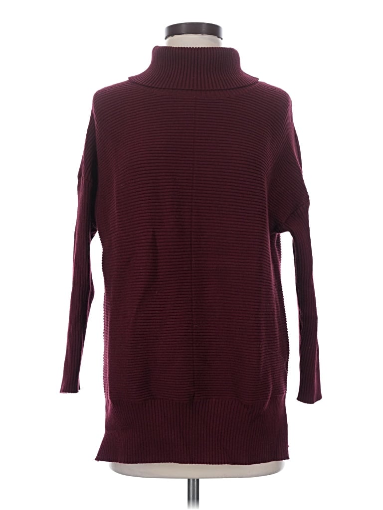Pre-owned Anrabess Turtleneck Sweater In Burgundy
