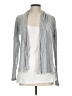 Three Dots 100% Tencel Silver Cardigan Size L - photo 1