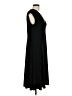 Chaps Solid Black Cocktail Dress Size L - photo 4