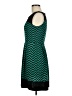 En Focus Studio Chevron-herringbone Teal Casual Dress Size 6 - photo 5