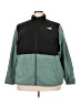 The North Face 100% Polyester Teal Track Jacket Size 3X - photo 1