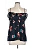 American Eagle Outfitters 100% Polyester Black Sleeveless Blouse Size L - photo 1