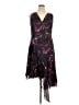 DKNY 100% Polyester Graphic Black Cocktail Dress Size 14 - photo 1