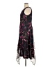 DKNY 100% Polyester Graphic Black Cocktail Dress Size 14 - photo 5