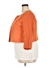 Talbots 100% Linen Orange Blazer Size 18 - photo 5