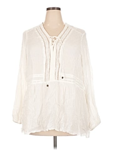 Seven7 3/4 Sleeve Blouse (view 1)