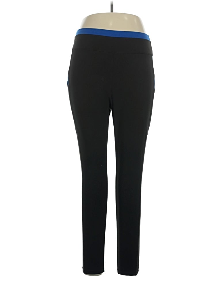 Pre-owned Pop Fit Active Pants In Black