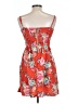 Roxy 100% Polyester Floral Red Casual Dress Size L - photo 2