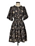 THML 100% Polyester Paisley Gold Cocktail Dress Size S - photo 1