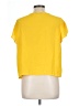 Shein 100% Polyester Yellow Short Sleeve Top Size 12 - photo 2