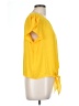 Shein 100% Polyester Yellow Short Sleeve Top Size 12 - photo 4