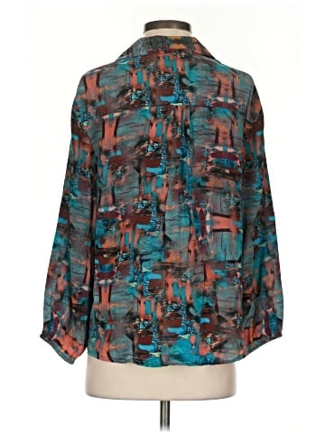 Tolani 3/4 Sleeve Silk Top (view 2)