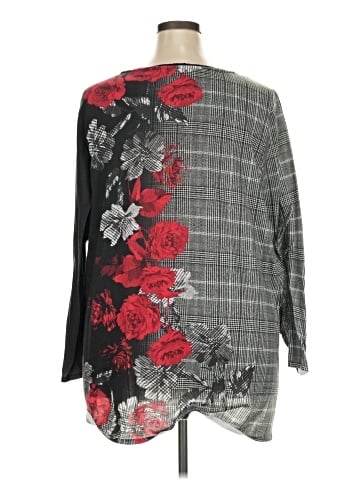 Cj Banks 3/4 Sleeve Blouse (view 2)