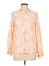 Unbranded 100% Polyester Orange Long Sleeve Blouse Size L - photo 1